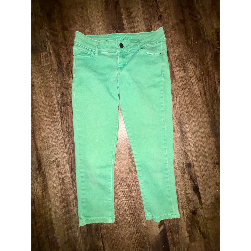 dELiA*s Taylor Low Rise Skinny Jeans Mint Green Size 0 Y2K Ankle Pants